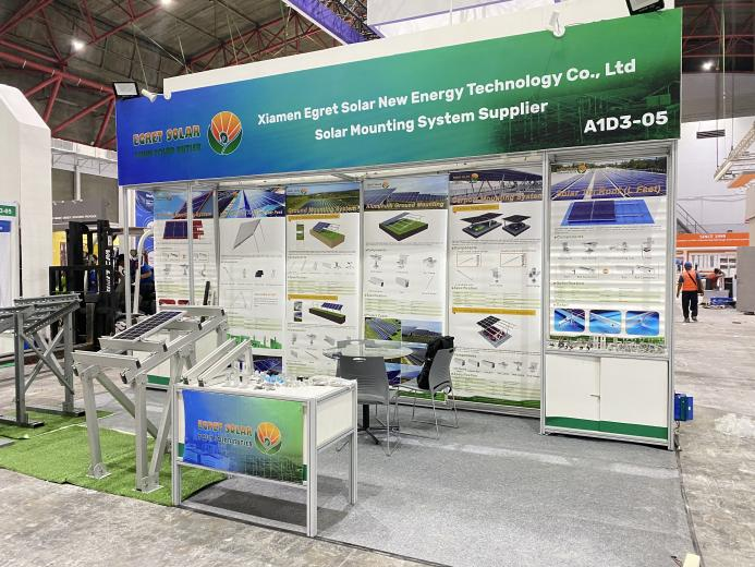 Монтажний кронштейн Egret Solar сяє на Solartech Indonesia 2026