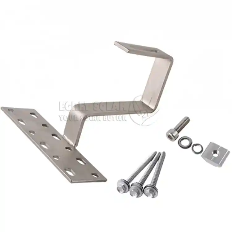 Монтажні гачки для сонячних батарей на даху